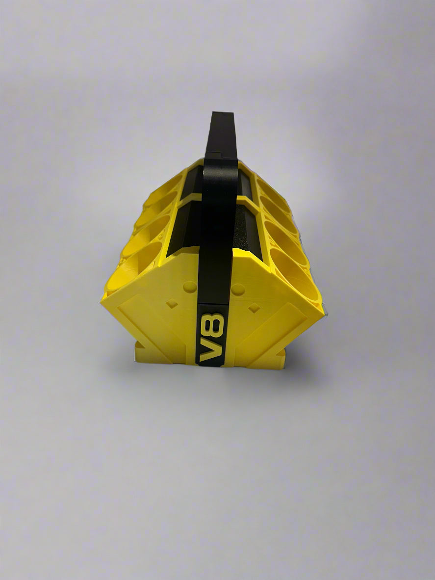 V8 Engine block can carrier
