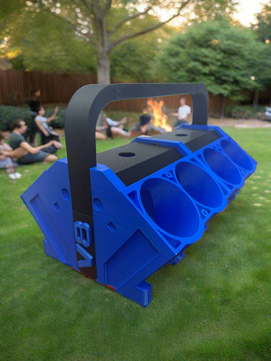V8 Engine block can carrier